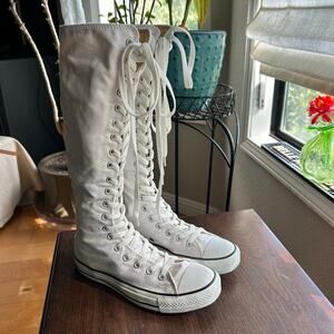 Converse Chuck Taylor All Star XXHi white men 6.5 wmn 8.5 knee high